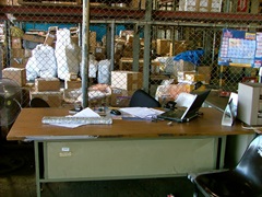 Oficina de Contador Vista en Área de Courier