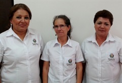 Doris Salazar, Antoninca.amaya y Maria Elena Chavarria